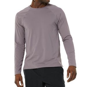 Alo yoga idol long sleeve performance tee purple dusk Med
